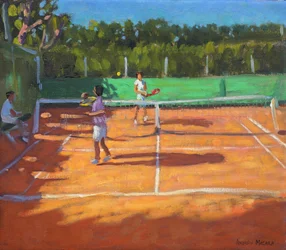 Práctica de tenis, Cap d